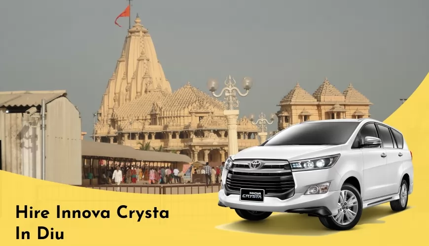 Hire Toyota Innova Crysta in Diu
