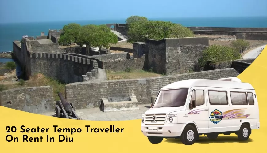 20-Seater Tempo Traveller on Rent in Diu