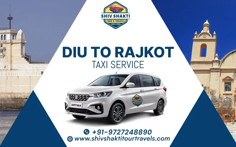 Diu to Rajkot Taxi Service