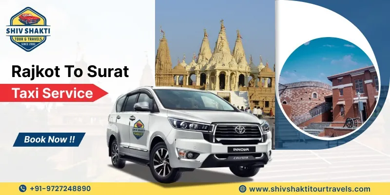 Rajkot to Surat Taxi Service