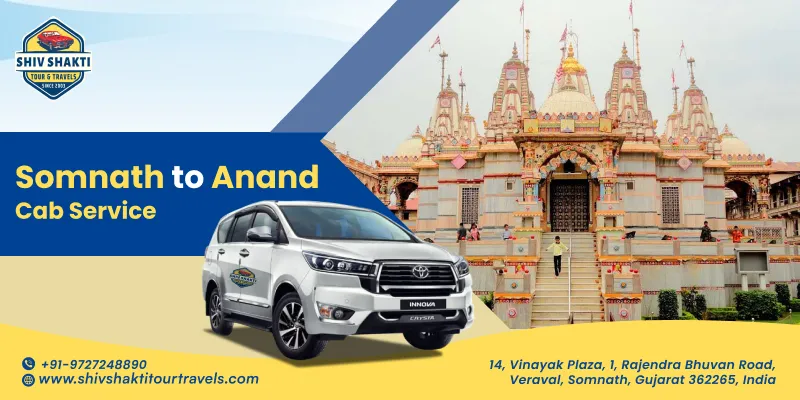 Somnath to Anand Cab Service
