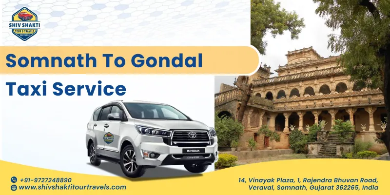 Somnath to Gondal Taxi Service